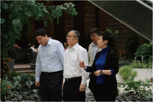 天津市委書記李鴻忠一行蒞臨金融街（南開） 中心調(diào)研